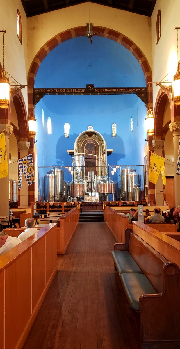 The Church Brew Works was once home to St. John the Baptist Church, which was built at the Liberty Avenue location in Lawrenceville in 1901.  